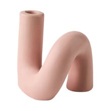 Twist Stoneware Candle Holder